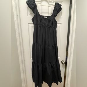 Abercrombie Flutter Sleeve Maxi Dress